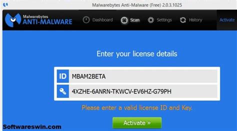 Activer malwarebytes premium sur un appareil Windows